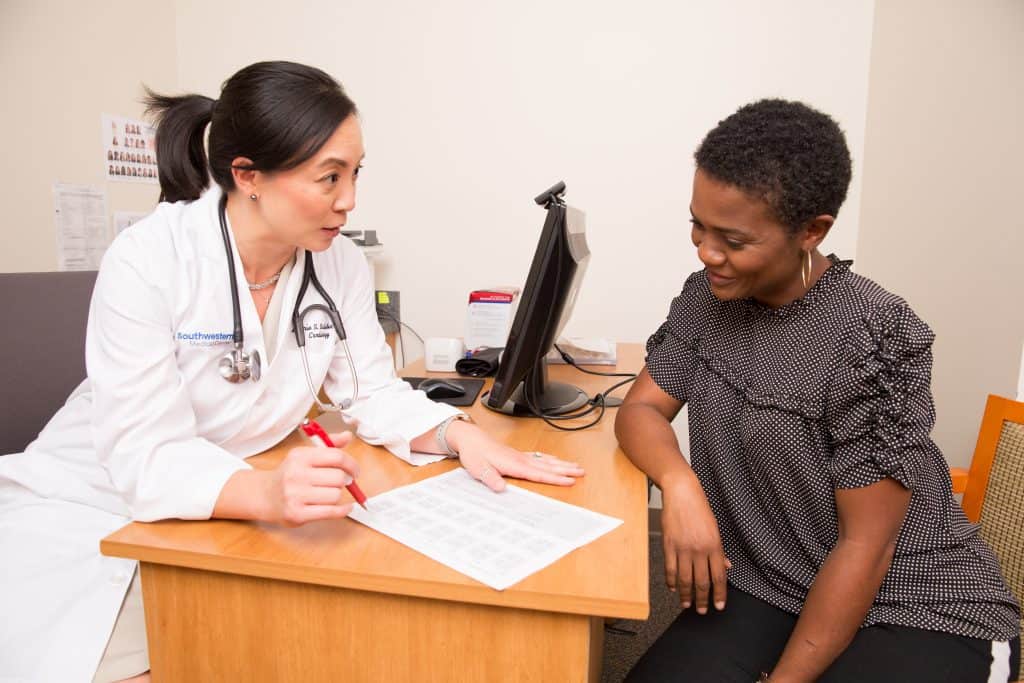 Woman Doctor with woman patient for consultation